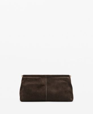 MANGO - Women's Suede Handbag
