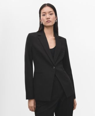 MANGO - Women's Fitted Suit Blazer