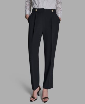 BCBG - Women's Pleated Wide Leg Pants