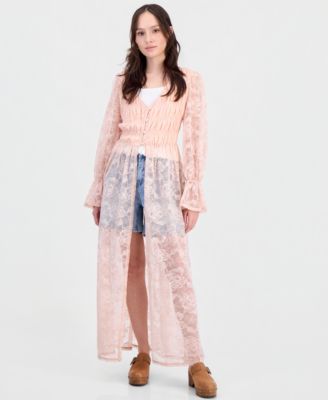 And Now This - Petite Lace Duster