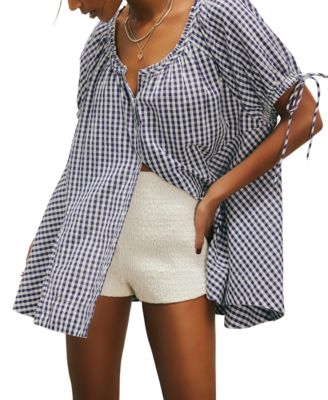 Free People - Women's Farley Gingham Tunic Top