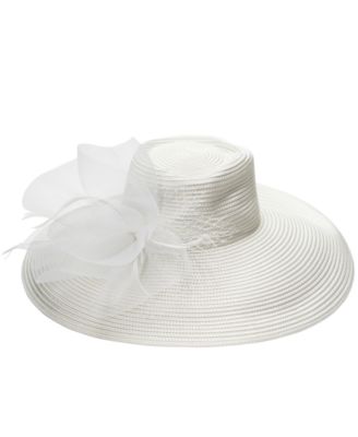 August Hats - Romantic Profile Crinoline Hat