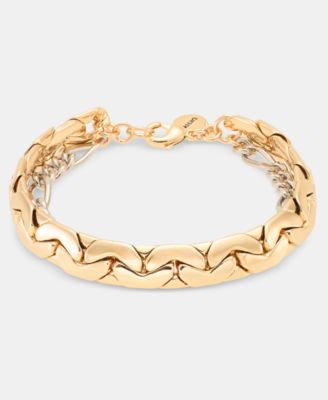 DKNY - Two-Tone Multi Chain Open Drama Flex Bracelet