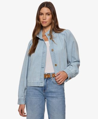 Sanctuary - Women's Blouson Denim Collared Jacket