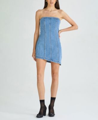 Abrand - Women's Bustier Strapless Mini Dress