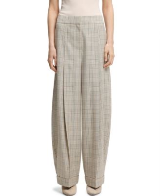 Hugo Boss - Women's Stretch Wool Oversized-Fit Pants