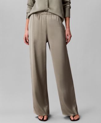 Calvin Klein - Women's Hammered Pull-On Pants