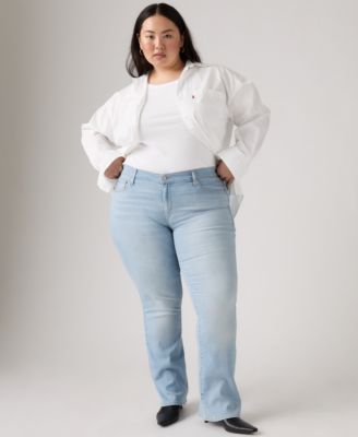 Levi's - Trendy Plus Size 415 Classic Bootcut Jeans