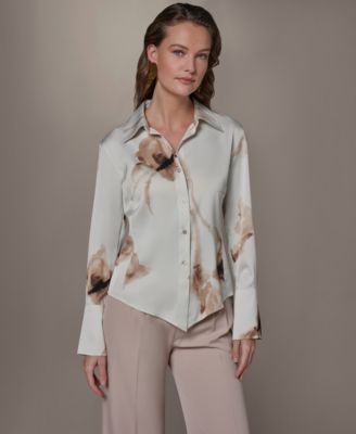Donna Karan New York - Women's Collared Blouse