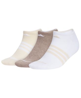 adidas - Women's Athletic Cushioned Stripe Socks, 3-Pack