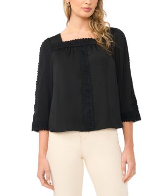 Vince Camuto - Women's Square Neck Blouse