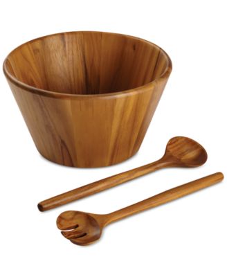 Anolon - Pantryware 3-Pc. Teak Salad Set