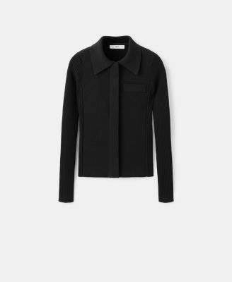 MANGO - Women's Pocket Knit Cardigan Sweater