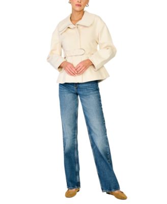 Line & Dot - Women's Russo Belted Zip-Up Jacket