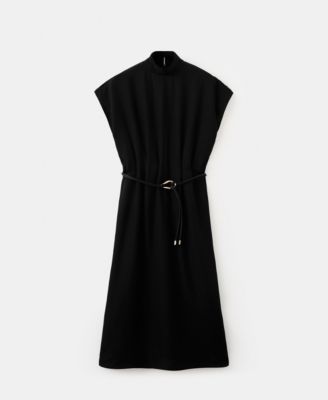 MANGO - Women's Lyocell Belt Dress