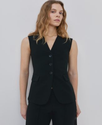 MANGO - Women's Fitted Suit Waistcoat