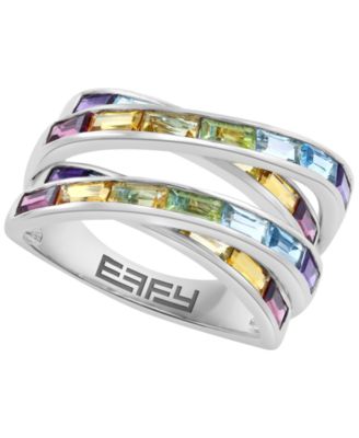 EFFY Collection - Multi-Gemstone Ring (2-5/8 ct. t.w.) in Sterling Silver