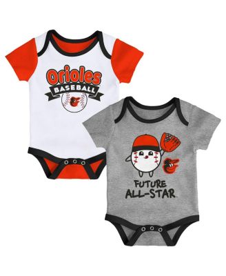 Outerstuff - Newborn 2-Pack Baltimore Orioles Triple Hit Bodysuit Set