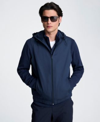 Kenneth Cole - Men's Front Zip Hooded Jacket
