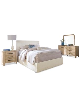 Marcel 3-Pc. Upholstered Queen Bed Set (Bed, Dresser & Nightstand) image