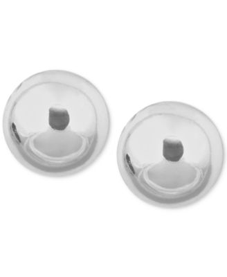 Anne Klein - Polished Imitation Pearl Stud Earrings