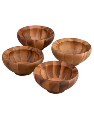 Nambe Yaro Set of 4 Individual Salad Bowls image