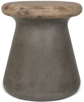 Safavieh - Morlie Outdoor Accent Table, Quick Ship