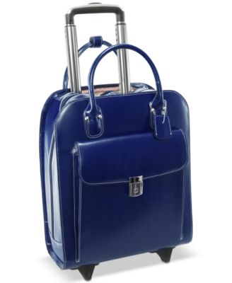 McKlein - Uptown Leather Wheeled Laptop Briefcase