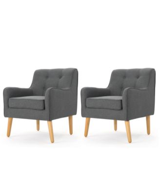 Noble House - Roslen Arm Chair (Set Of 2), Quick Ship