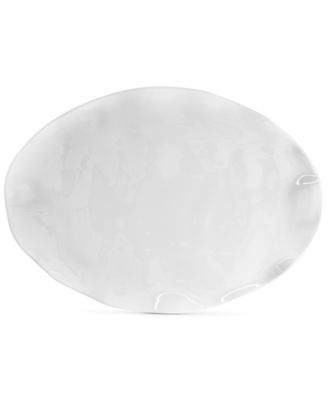 Ruffle Melamine Small Oval Platter image