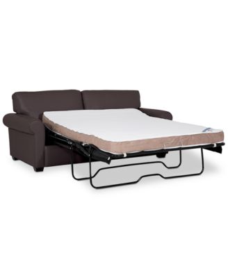 Furniture - Orid 77" Full Leather Sleeper
