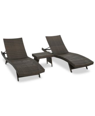 Noble House - Carlsbad 3-Pc. Lounge Set, Quick Ship