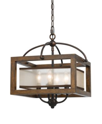 Cal Lighting - 4-Light Semi-Flush Pendant