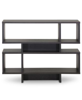 Furniture - Sione 4 Shelf Modern Bookshelf, Quick Ship