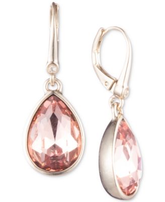 DKNY - Stone Teardrop Lever Back Earrings