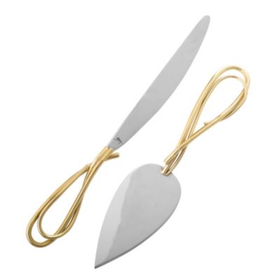 Calla Lily Cake Knife & Server Set image