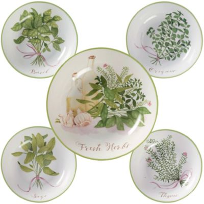 Certified International - Fresh Herbs 5-Pc. Pasta Sets