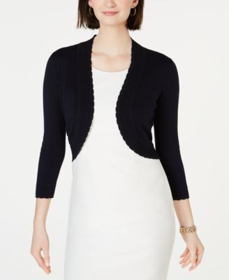 Jessica Howard - Open-Front Cropped Cardigan
