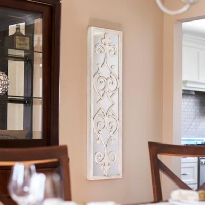 Household Essentials - Framed Decorative Scroll Wall Mirror