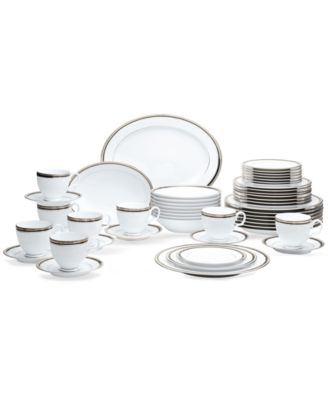 Austin Platinum 50-Piece Dinnerware Set, Service For 8 image