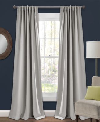 Lush Décor - Insulated 84"x52" Back Tab out Window Panel Set