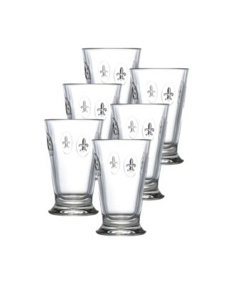 La Rochere Fleur De Lys 12-ounce Double Old Fashioned Glass, Set of 6. image