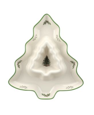 Spode - Christmas Tree Tree Chip Dip