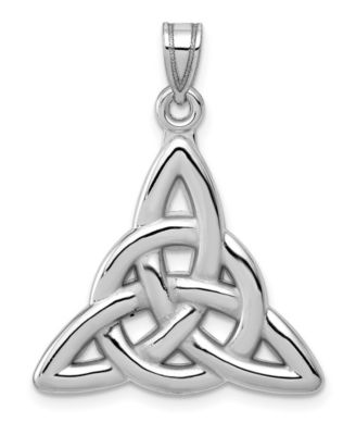 Macy's - Trinity Pendant in 14k White Gold