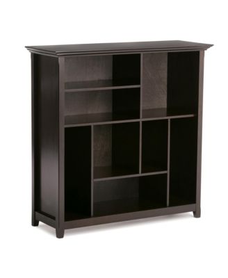Simpli Home - Amherst Bookcase, Quick Ship