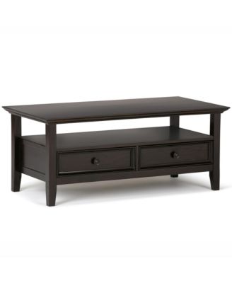 Simpli Home - Amherst Coffee Table, Quick Ship