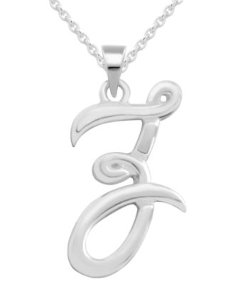 Giani Bernini - Capital Initial Pendant in Sterling Silver