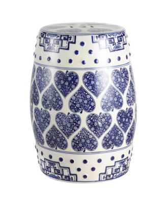 Jonathan Y - Happy Hearts Garden Stool, Quick Ship