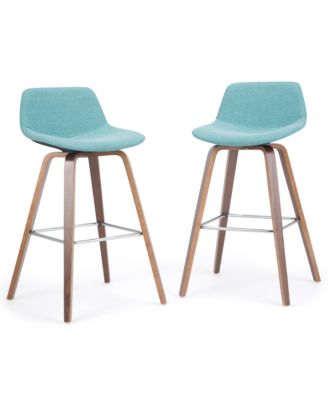 Simpli Home - Randolph Counter Stool (Set of 2), Quick Ship