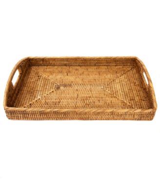 Artifacts Trading Company Rectangular Serving Tray With High Handles image
